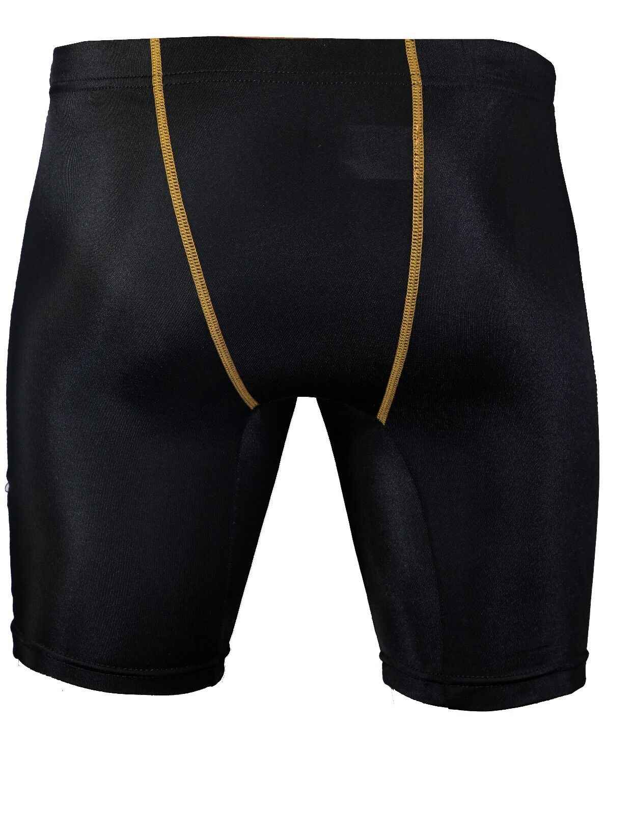 VIPER Men's Long Sleeve Base Layer Compression Athletic Underwear Shirt Tights Top & Shorts Set Set