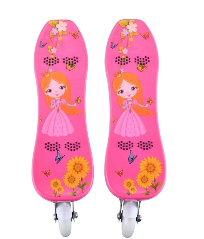Viper Pink Kids Scooter with Light Up Wheels – 3 Wheel Foldable Adjustable Toddler Scooter for Girls with Brake System