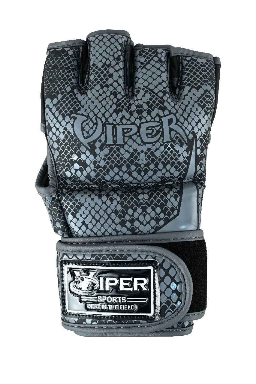 VIPER Premium Snakeskin Combat Gloves | MMA Kickboxing Muay Thai
