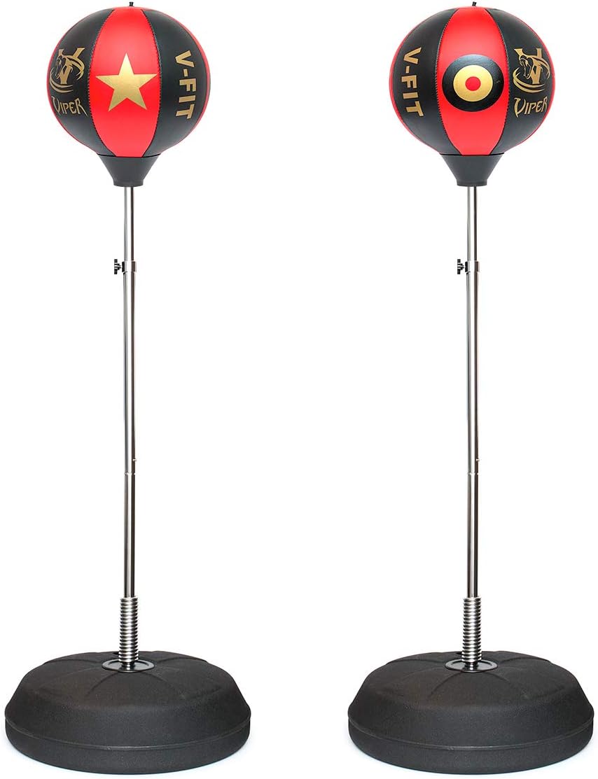 VIPER Kids Free Standing Punch Boxing Bag Set Toy 4FT with Free Gloves