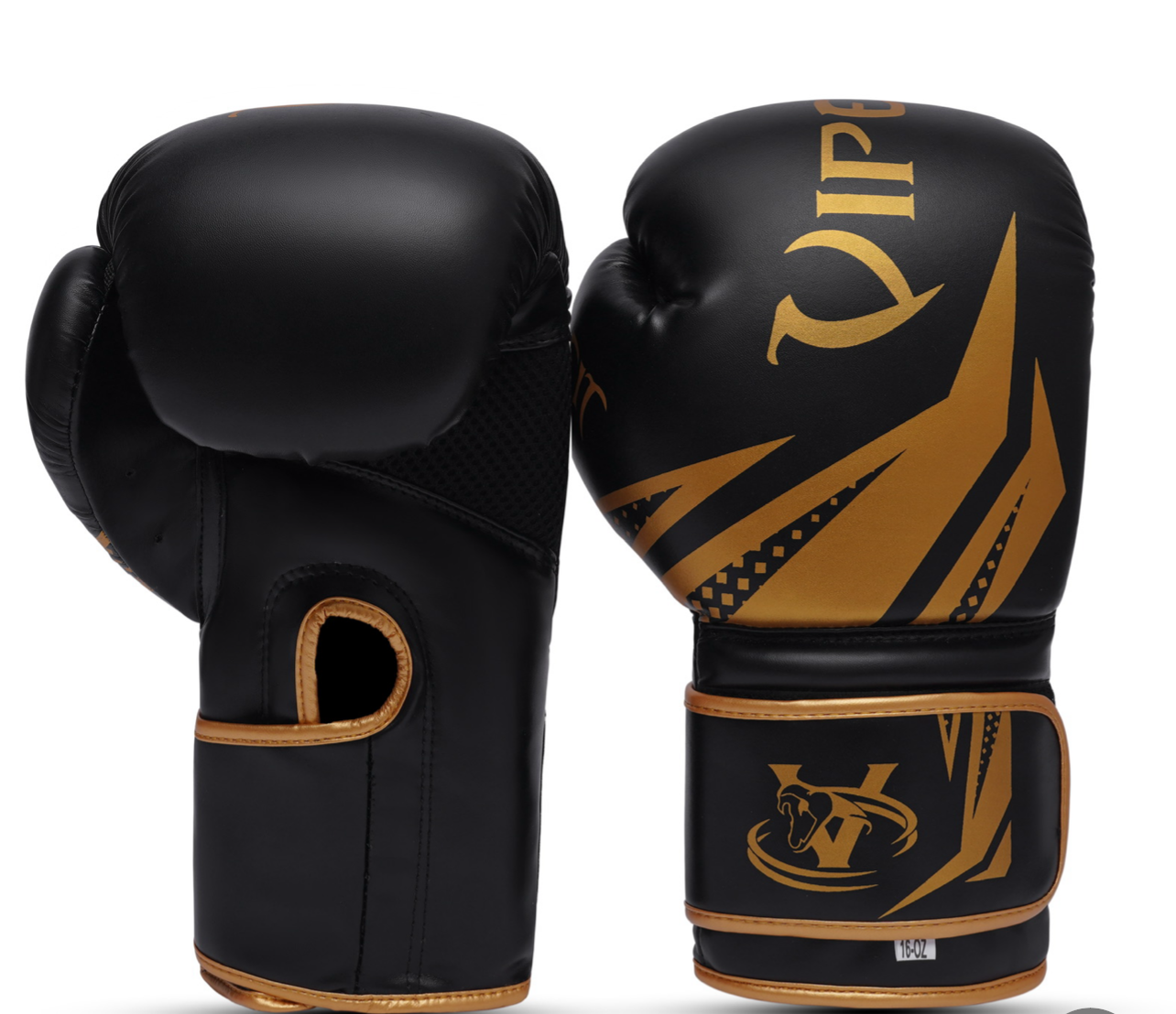 Viper Boxing Gloves for Training Punching Sparring Punching Bag Boxing Bag Gloves Punch Bag Mitts Fighting Gloves Black