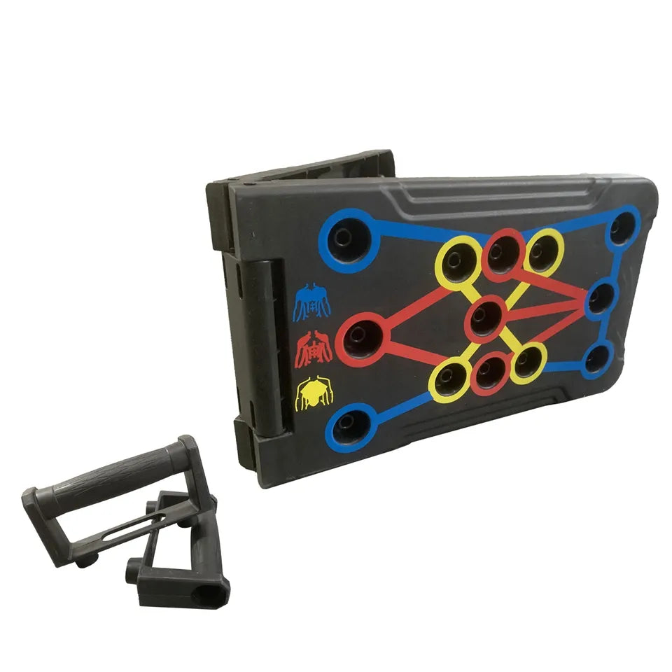 VIPER Foldable Push Up Board -14 In 1 Body Building Rack Exercise Tools Workout Push