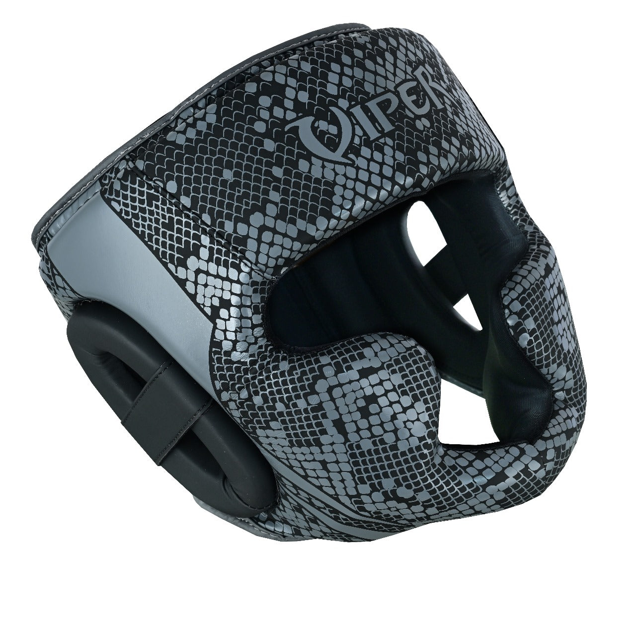 VIPER Snakeskin Boxing Headguard – Full Face Protection Pro Sparring Headgear