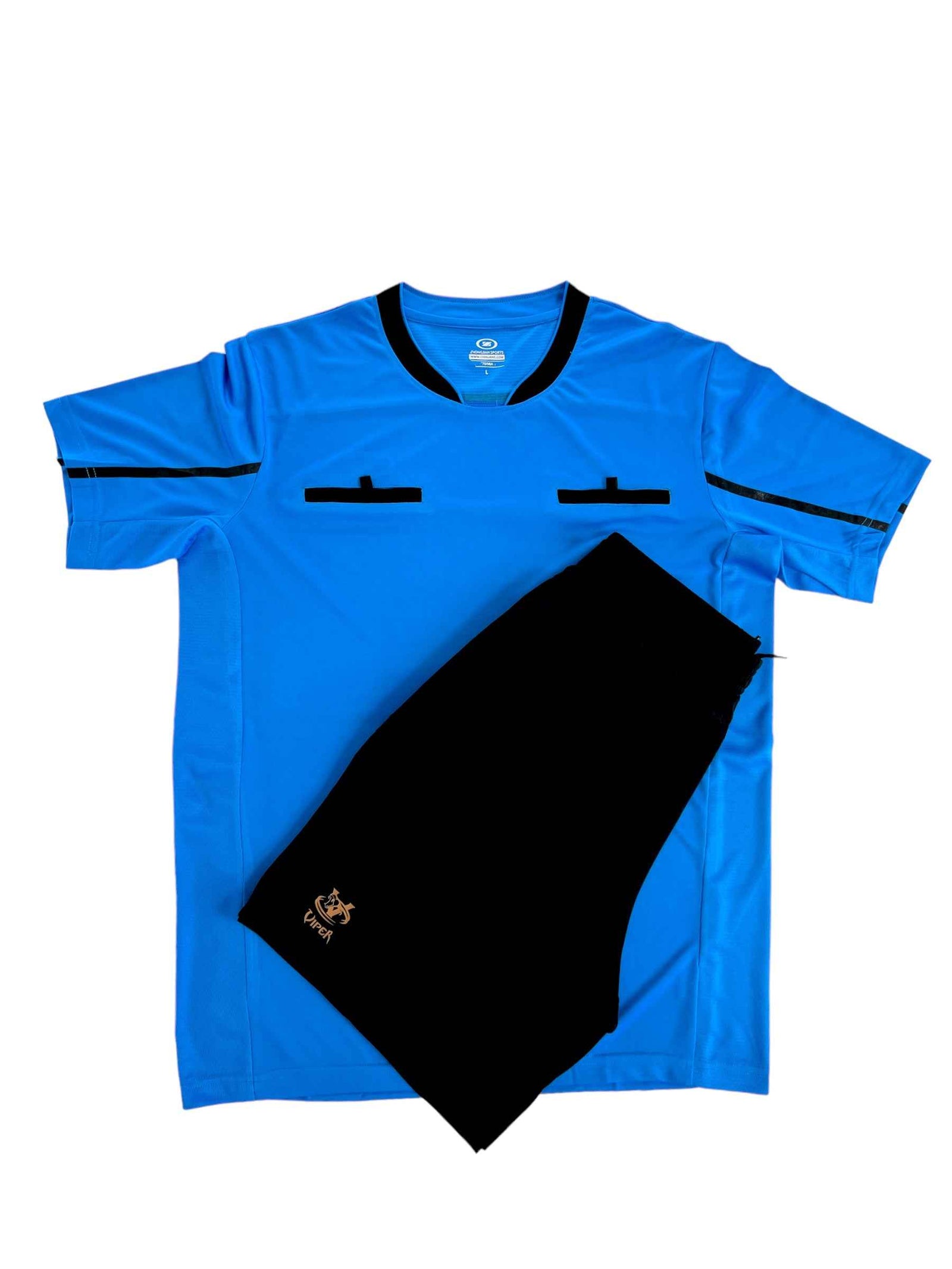 VIPER Football Rugby Hockey Referee Kit Shirt Soccer Set Top Socks Shorts Sleeves Uniform Sport Kit