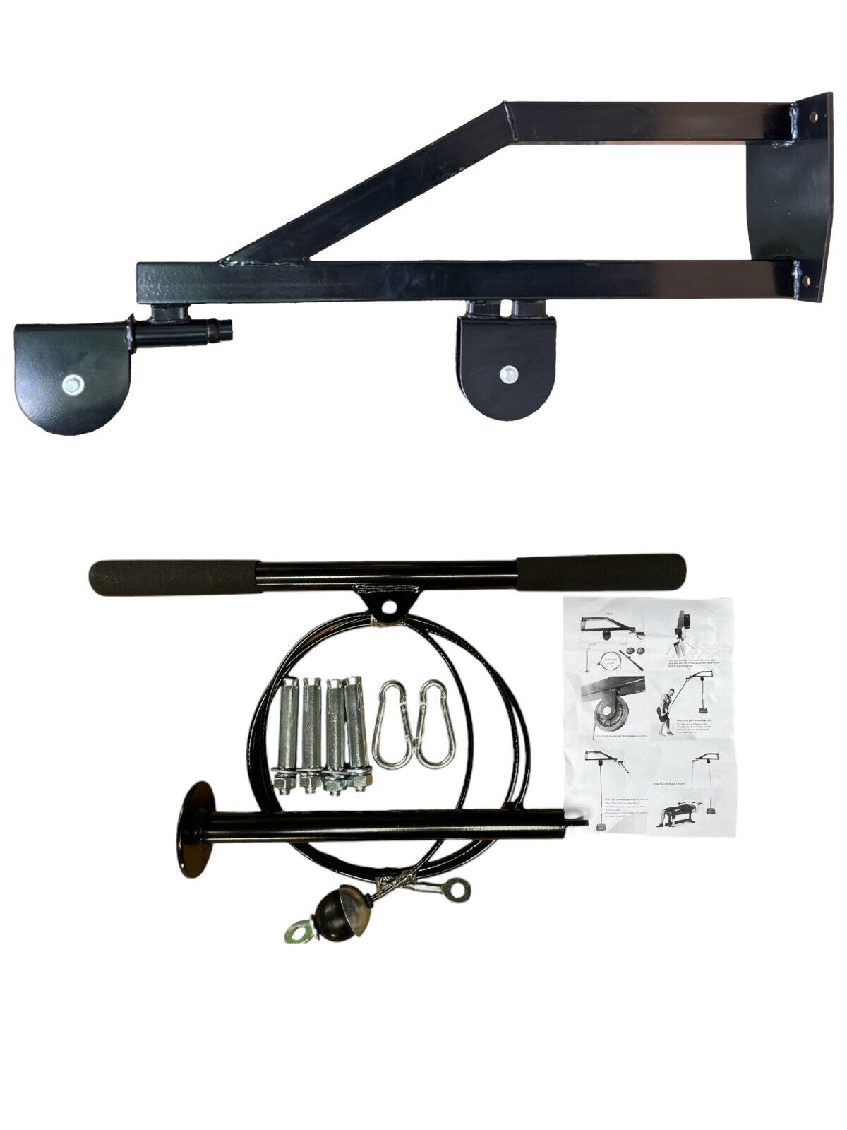 VIPER Wall Mount Single Pull Down Weight Cable Pulley Machine