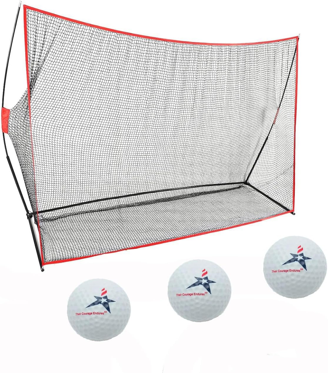 Viper Golf Practice Net Large Golf Net, 10Ft x 7Ft Professional Golf Accessories with Carry Bag for Indoor and Outdoor Golf Hitting Training with 3 Free Balls