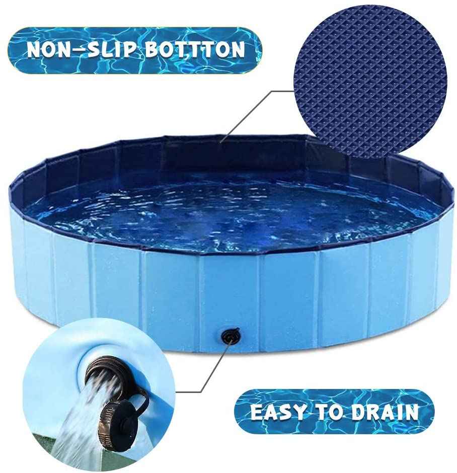 VIPER Paddling Pool for Children and Pets Foldable Outdoor Pool 120 x 30cm