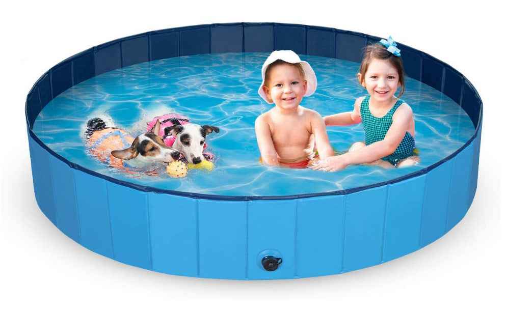 VIPER Paddling Pool for Children and Pets Foldable Outdoor Pool 120 x 30cm