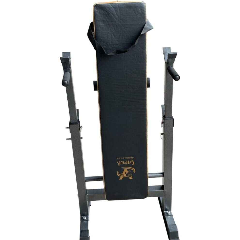 VIPER Weight Lifting Bench Barbell Rack