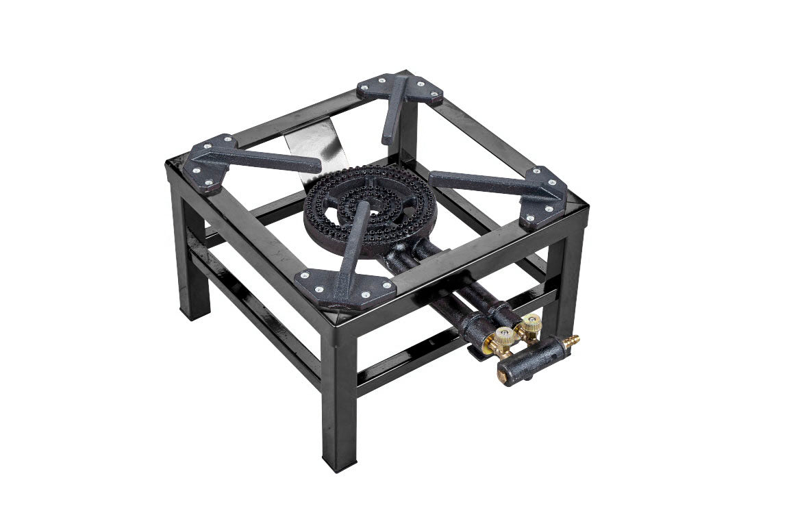 VIPER 5.1KW 2 KEY HEAVY DUTY SINGLE CAST IRON LPG BOILING RING BURNER
