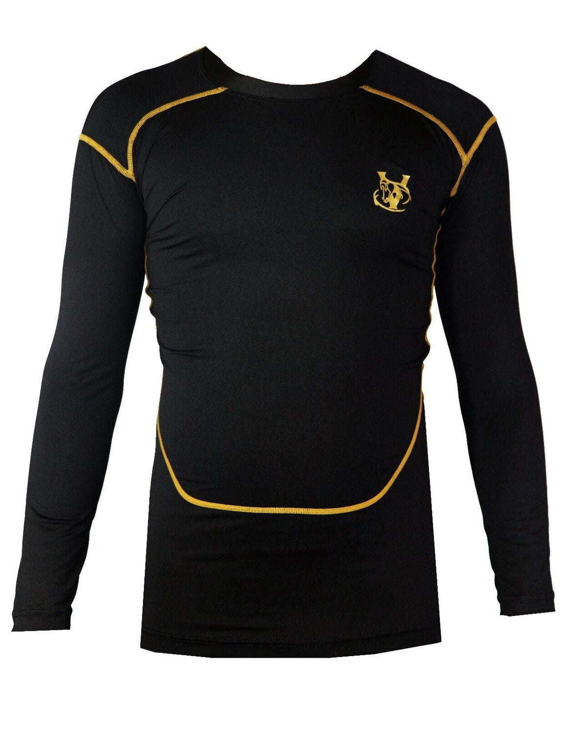 VIPER Men's Long Sleeve Base Layer Compression Athletic Underwear Shirt Tights Top & Shorts Set Set