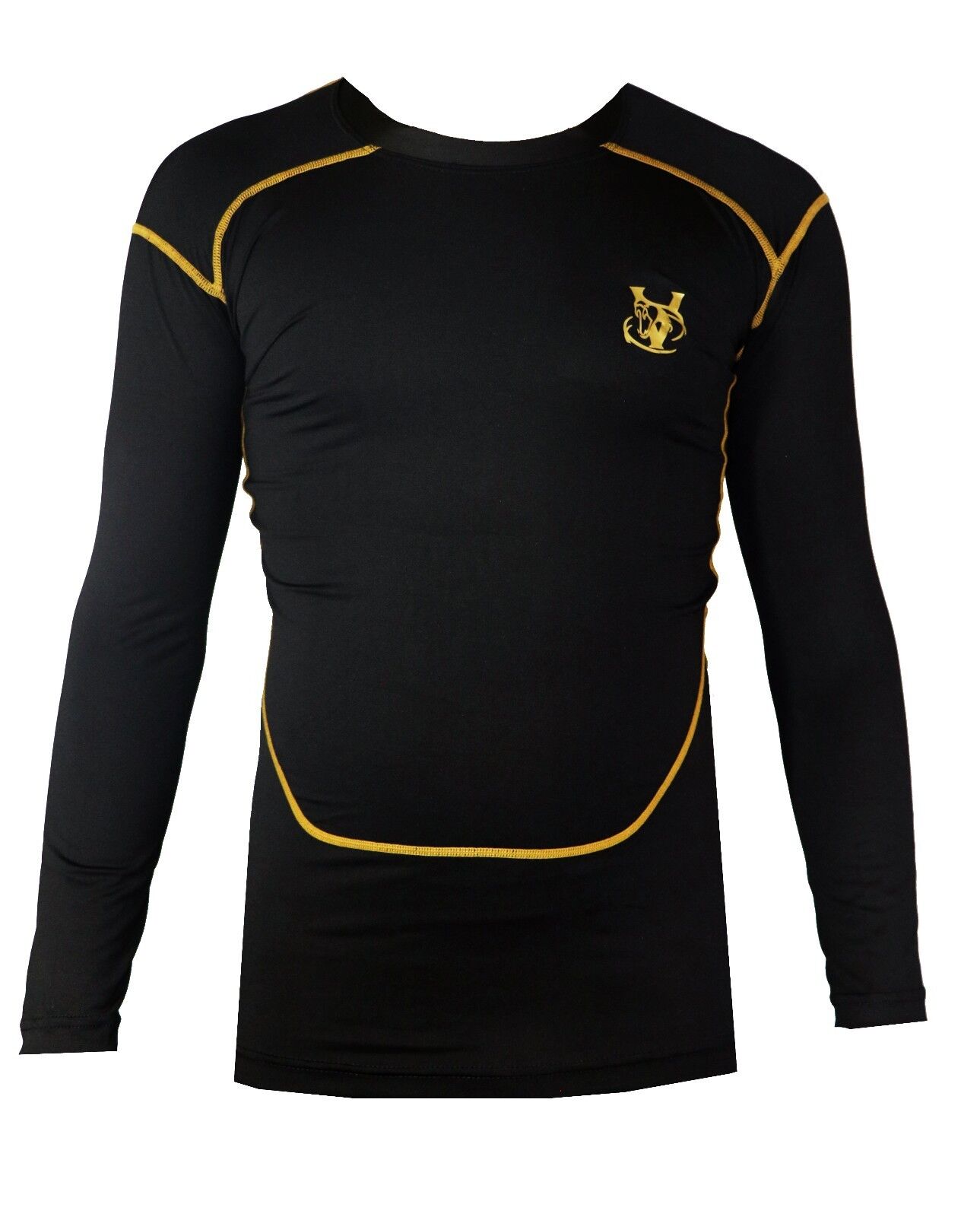 VIPER Men's Long Sleeve Base Layer Compression Athletic Underwear Shirt Tights Top & Shorts Set Set