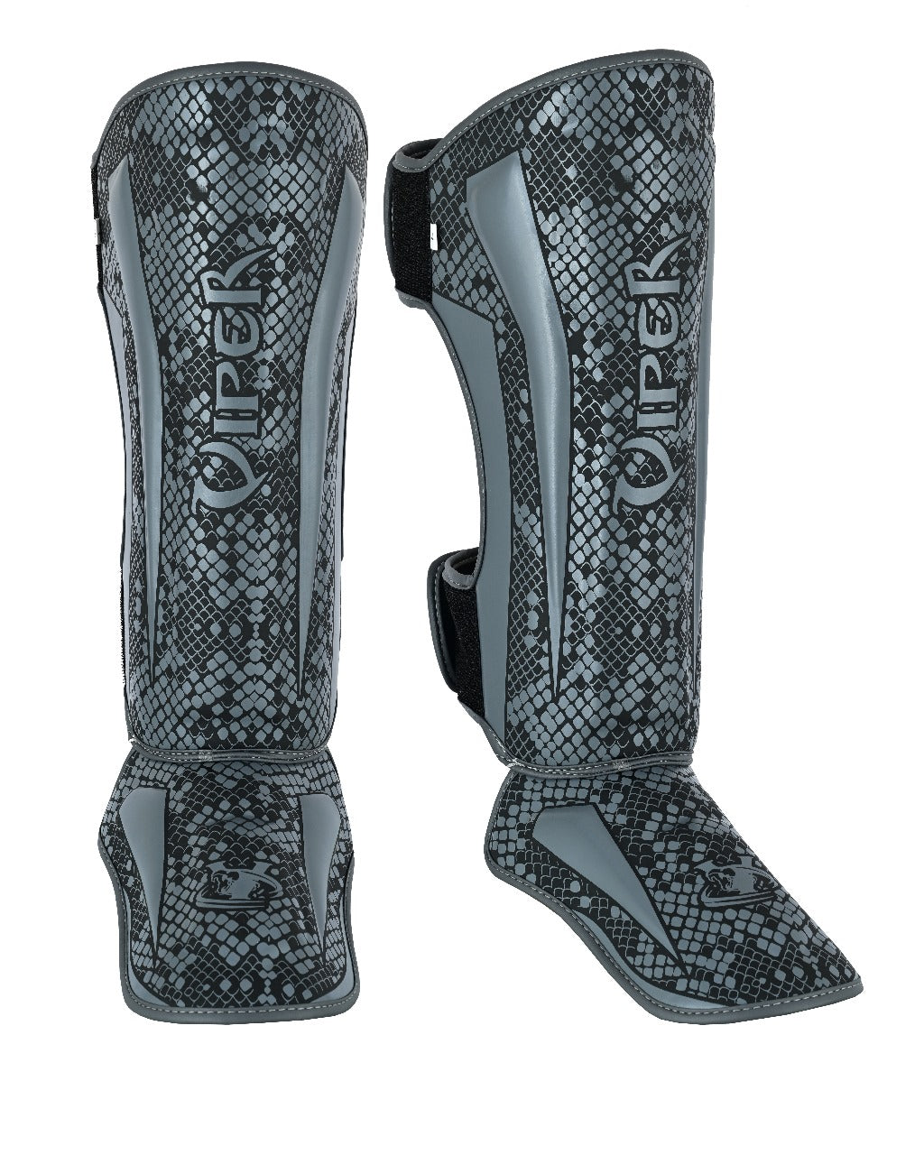 VIPER Snake Skin Shin & Instep Guards – MMA, Muay Thai, Kickboxing Protection