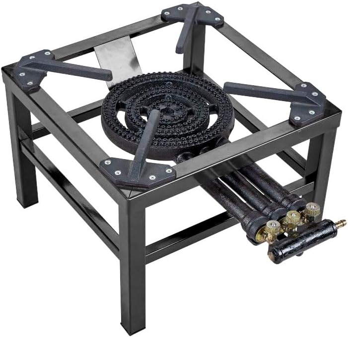 VIPER 12.2KW 3 KEY HEAVY DUTY SINGLE CAST IRON LPG GAS BOILING RING