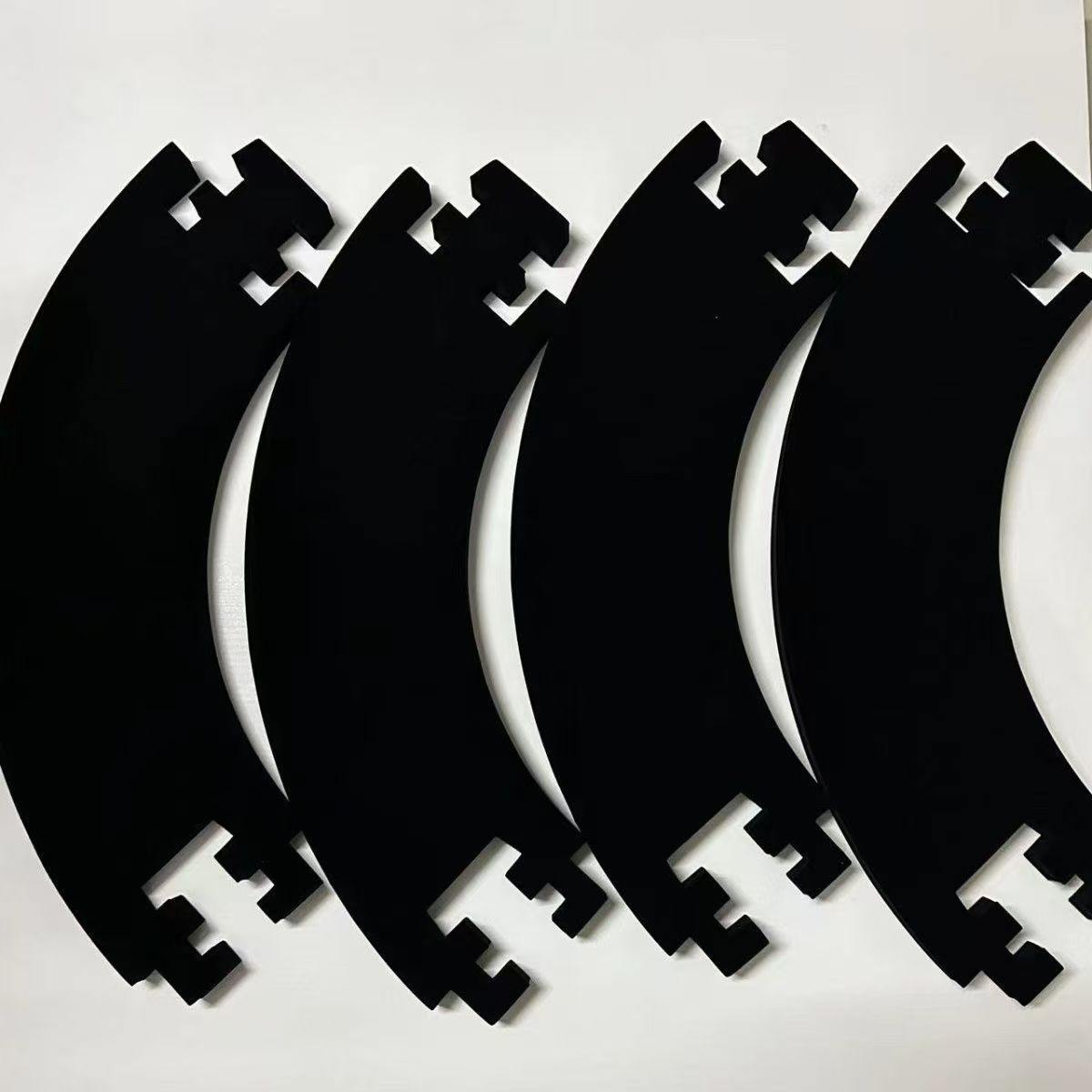 VIPER Black Dartboard Surround – 4 Piece EVA Foam Wall Protector for Dart Board, High Density Protection Ring for Steel Tip Darts