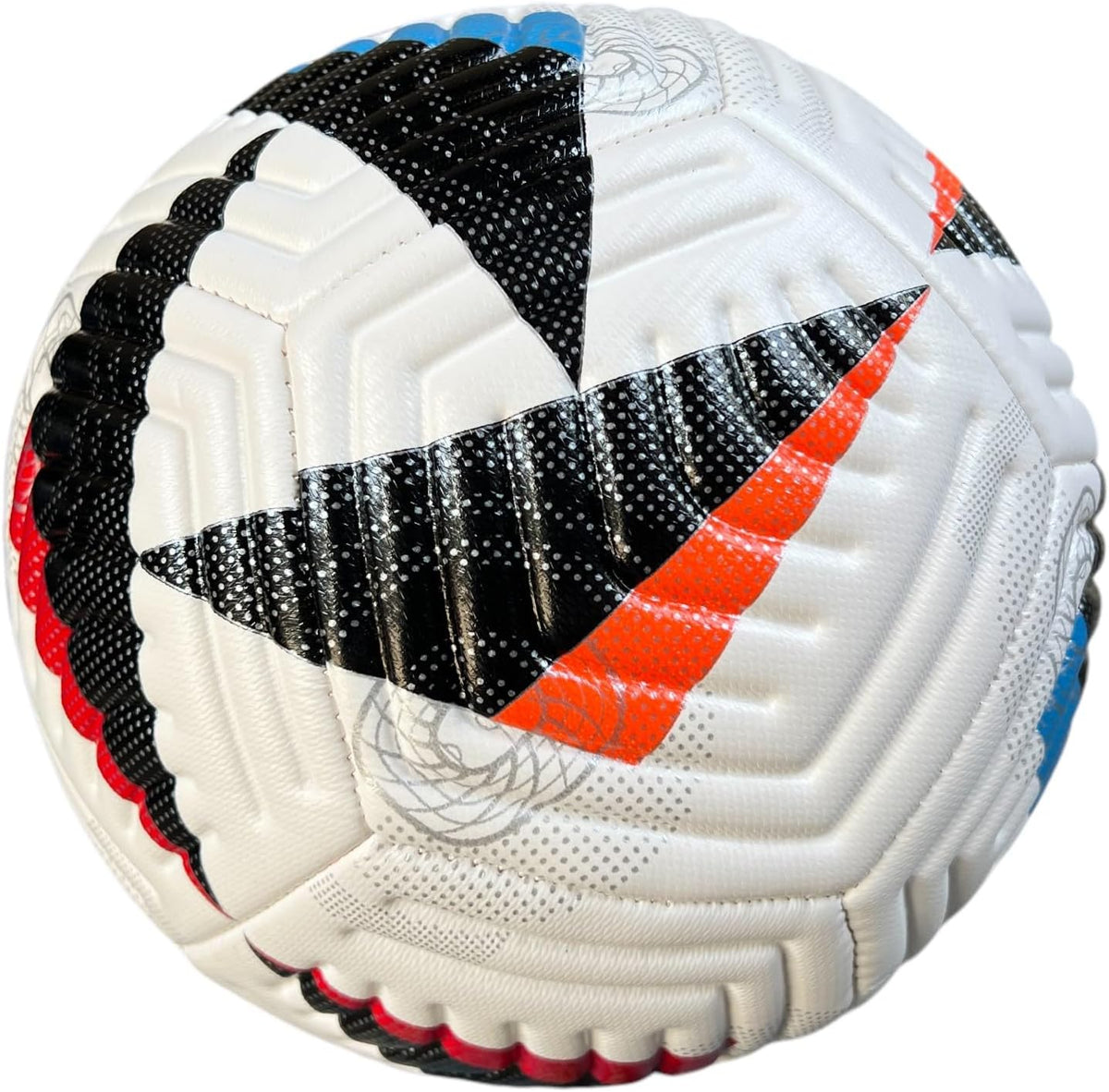 VIPER Euro Size 4 Football, Training, Match, Size 4 Football, Football Lightweight Football for Boys, Girls, Kids, & Adults Soccer Ball Professional Club Team Indoor & Outdoor Red/Black/Blue