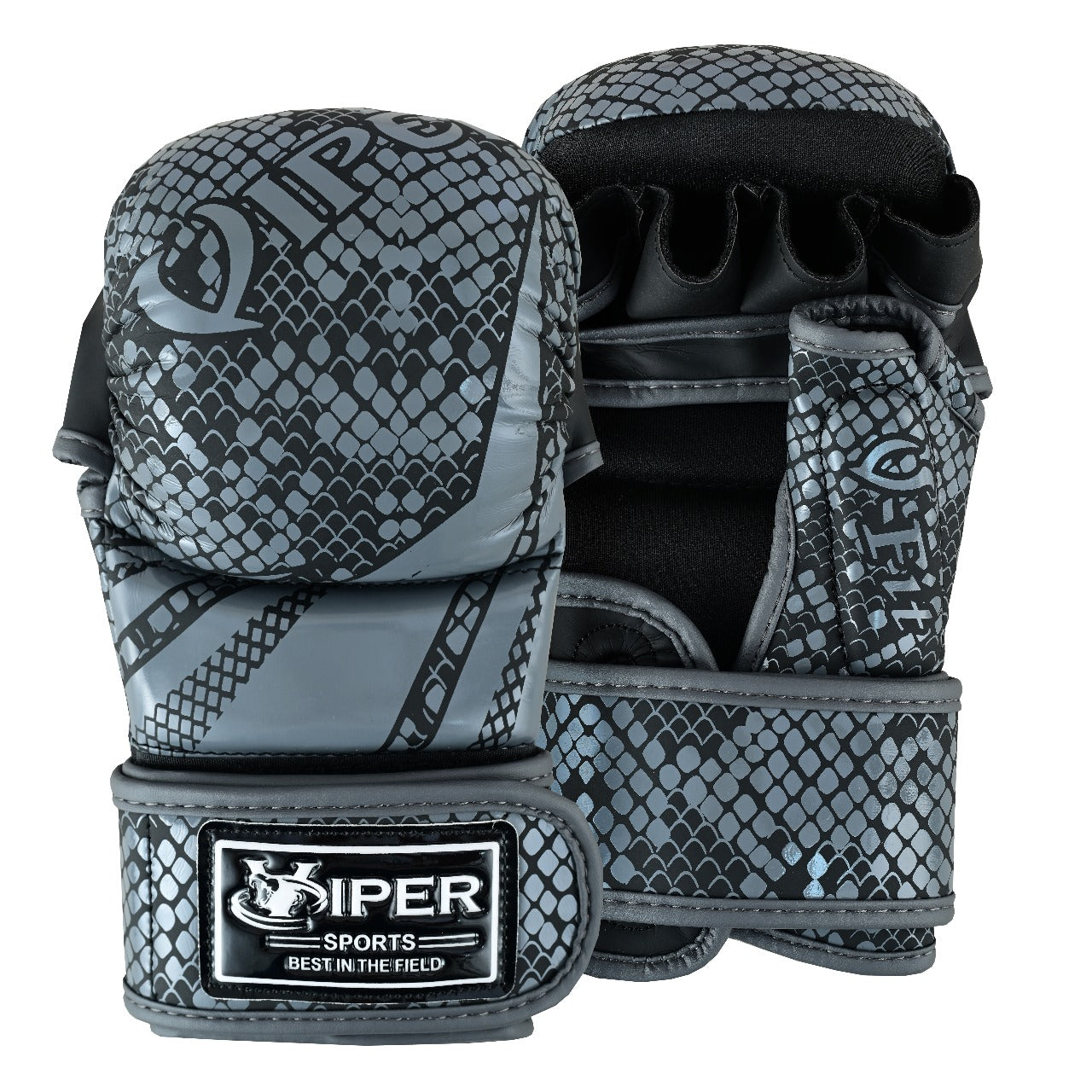 VIPER Premium Snake Skin Hybrid MMA Training Gloves – Advanced Grip and Protection for MMA, Kickboxing, and Muay Thai