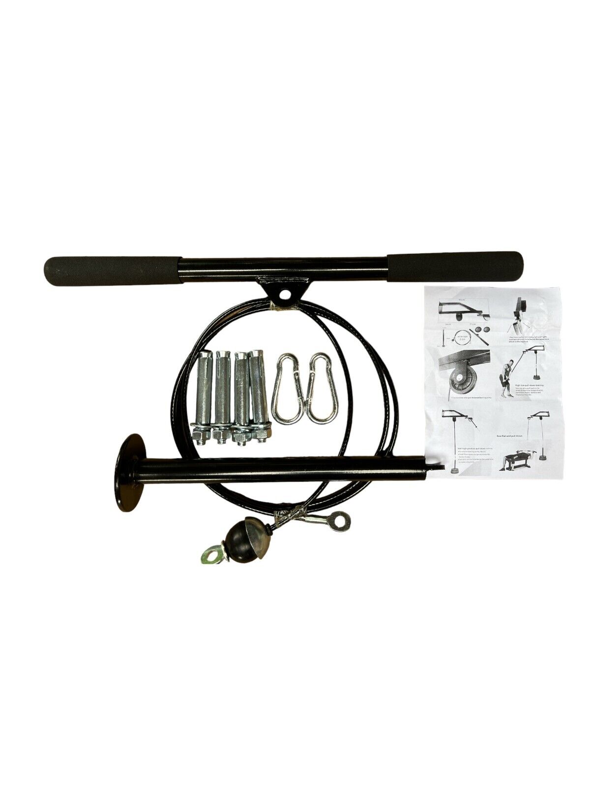 VIPER Wall Mount Single Pull Down Weight Cable Pulley Machine