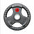 Viper Exercise Rubber Coated Weight Plates Tri-Grip Weight lifting, Gym, Fitness, Squat, Bench Press, Deadlift Olympic 2" Hole Single Plate
