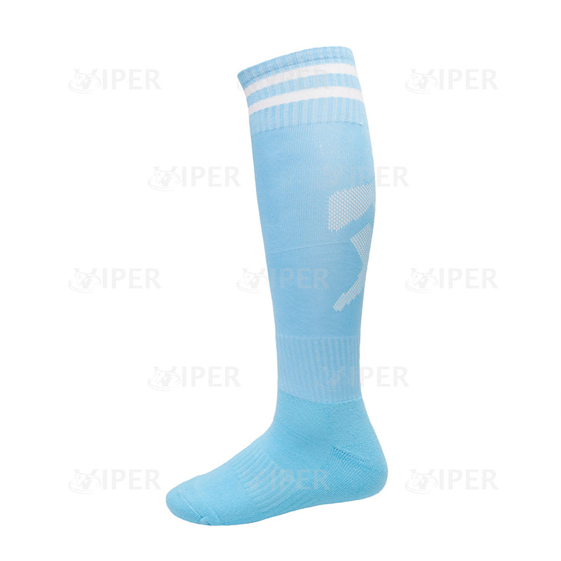 Mens Football Socks Rugby Hockey Soccer Sports Socks Plain Long Size UK 7-11