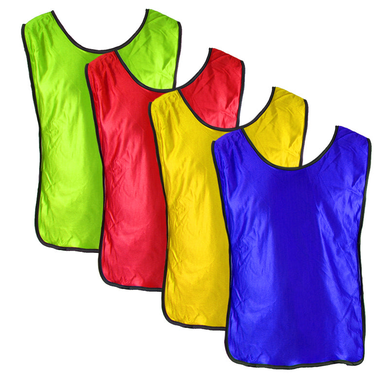 Football Training Sports Bibs Youth Adult Sizes Rugby Hockey Net ball Running