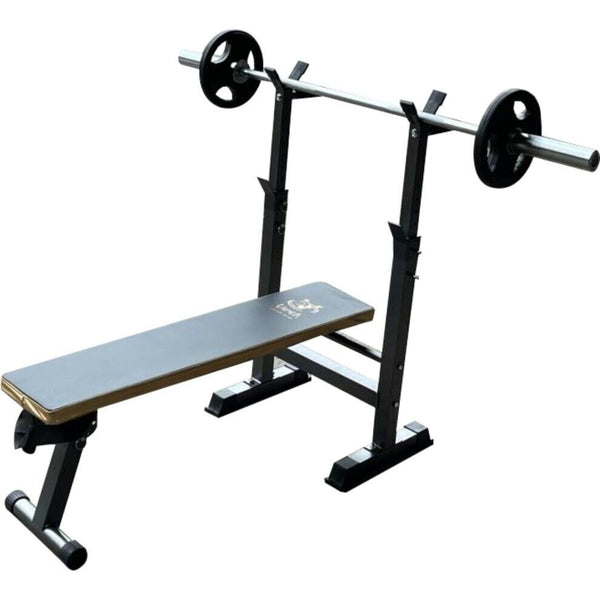 Barbell rack bench sale