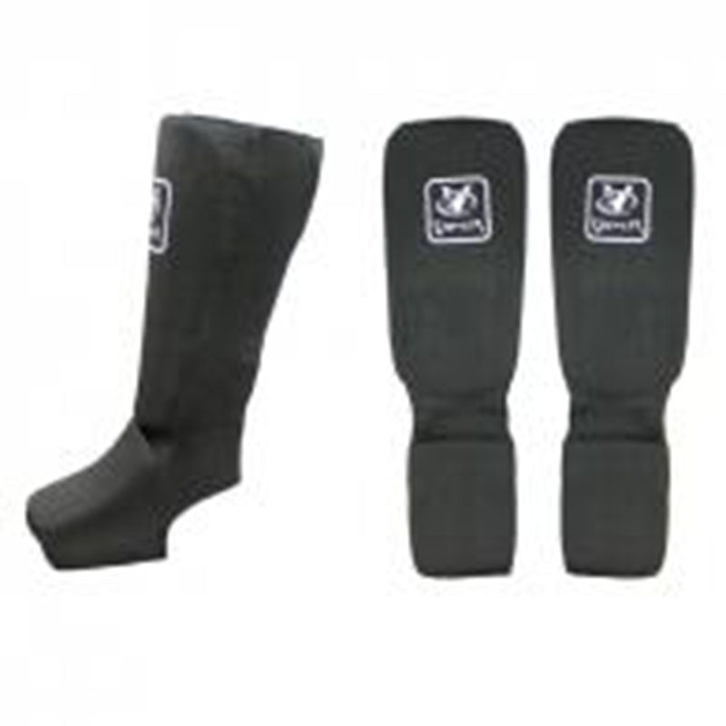 Shin Instep Pads MMA Leg Foot Guards Muay Thai Kick Boxing Guard Protector