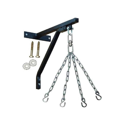 Heavy Duty Boxing Punch Bag Wall Bracket with Chain Steel Mount Hanging Stand