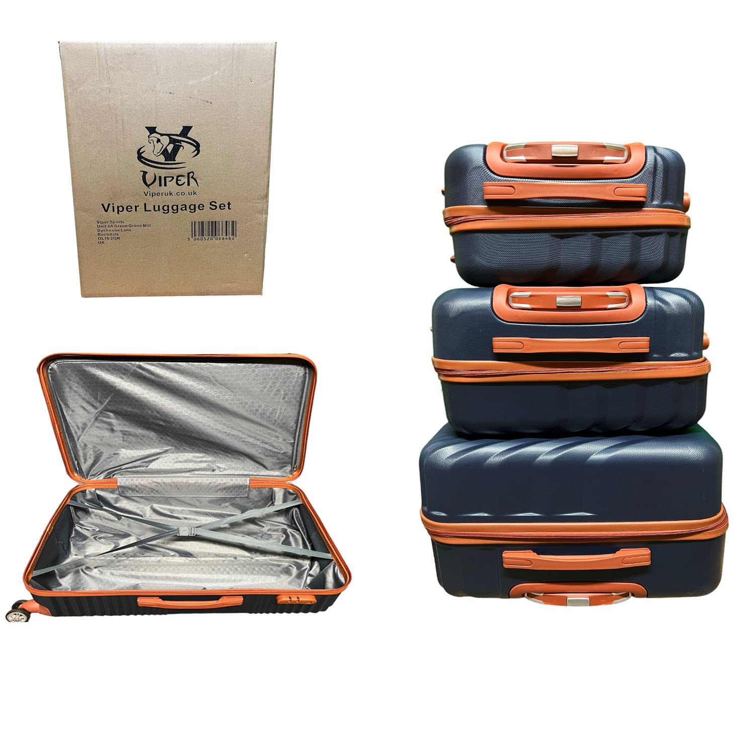 VIPER 4 Wheel Lightweight Suitcases