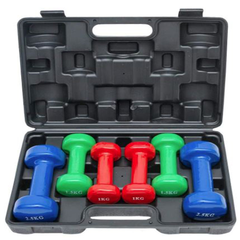 VIPER 10 Kg Dumbbell Weight Set Aerobic Ladies Women Training Workout Gym Fit-bell Strength Training Home Gym Female Vinyl