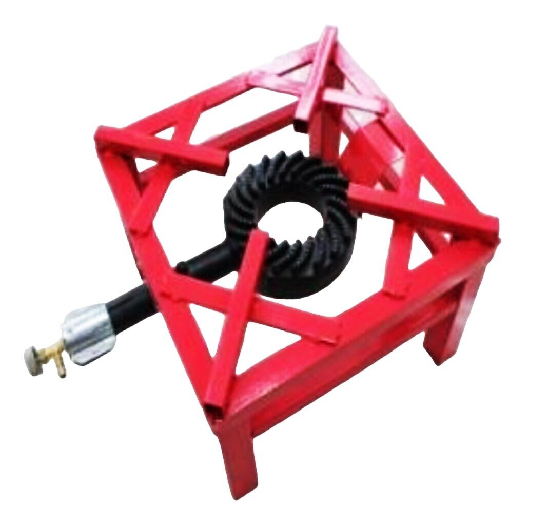 VIPER Heavy Duty Large Cast Iron 4.5Kw LPG Single Key Gas Burner Boiling Ring
