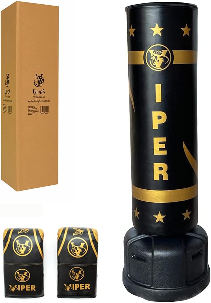 VIPER Free Standing Boxing Punch Bag Set Extra Wide 6ft XL Viper