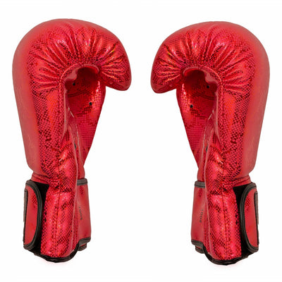 Viper Leather Boxing Gloves Adult Girls Boys Men Sparring Training Kick Boxing Muay Thai Red